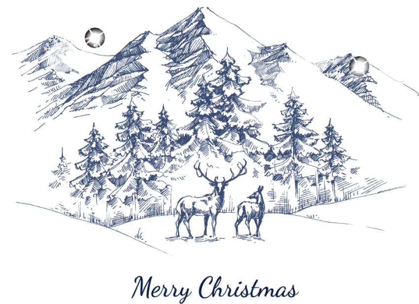Free Png Snowy Mountain Png Images Transparent - 1st Christmas Mom Mom Picture Ornament (850x616), Png Download