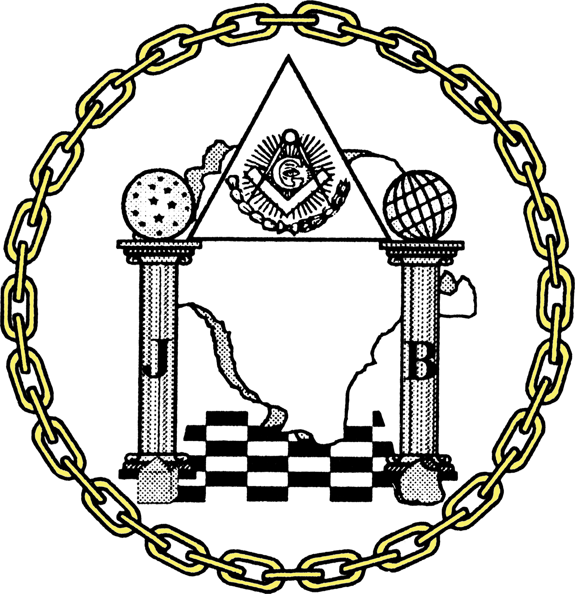 Sello Glgv 2400 Transparente Color - Logia Escocesa En Mexico (2000x2069), Png Download