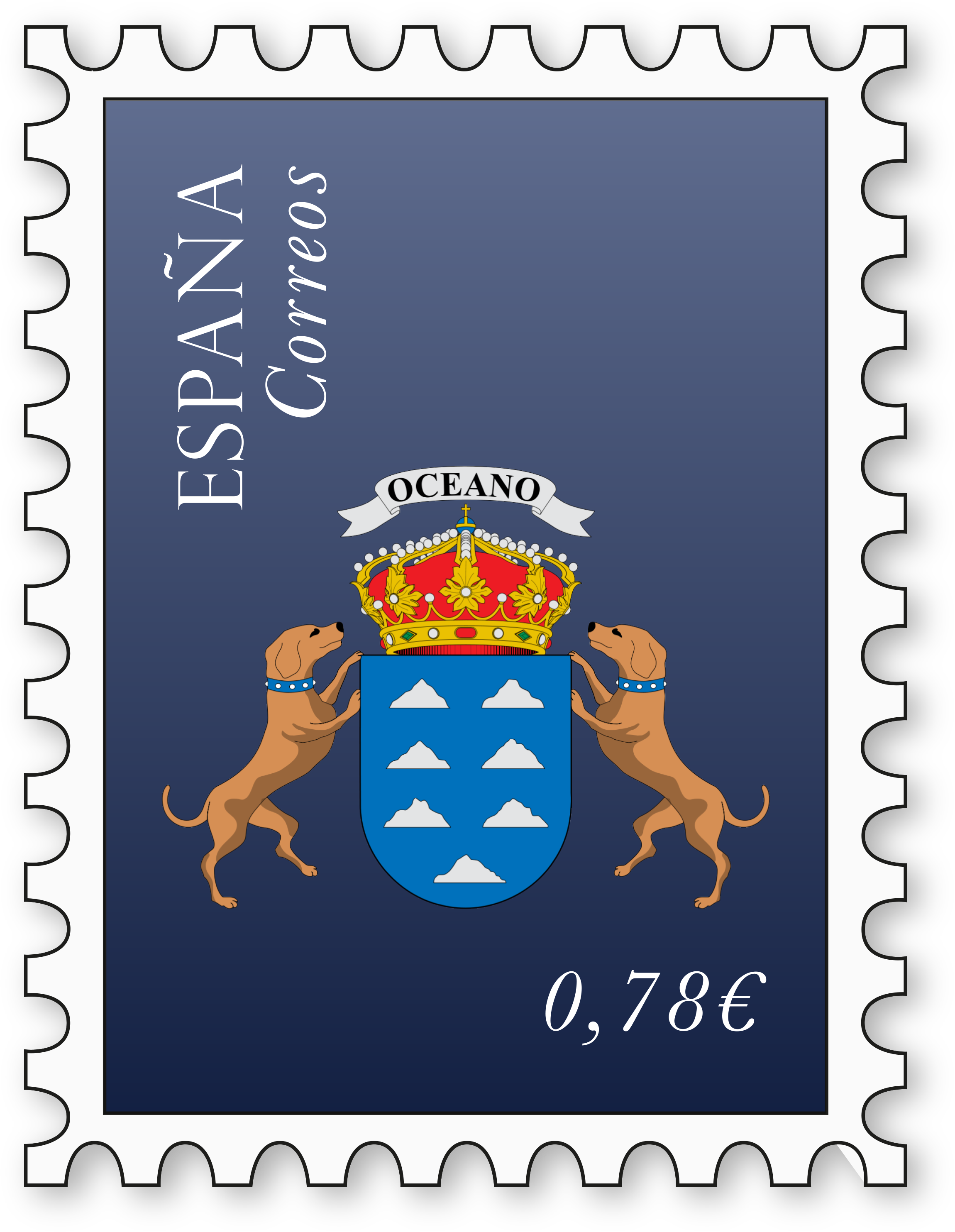 Sello Postal - Las Palmas (2480x3508), Png Download