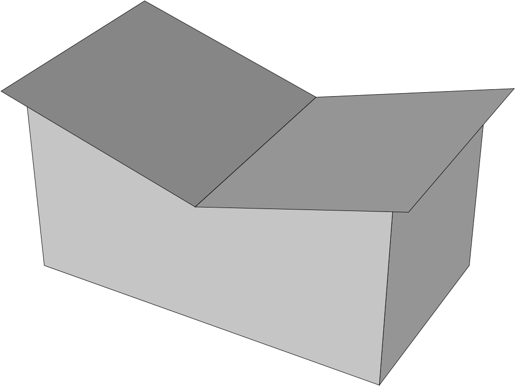 Butterfly Roof (1200x900), Png Download