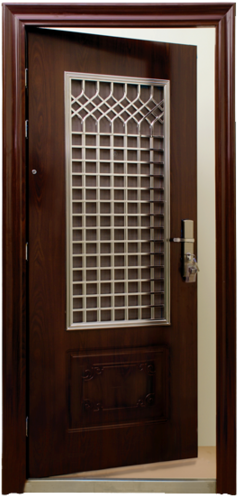 Security Steel Door - Hotel Unirea (274x499), Png Download