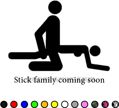 Stick Family Coming Soon Decal - Vector Graphics (500x500), Png Download