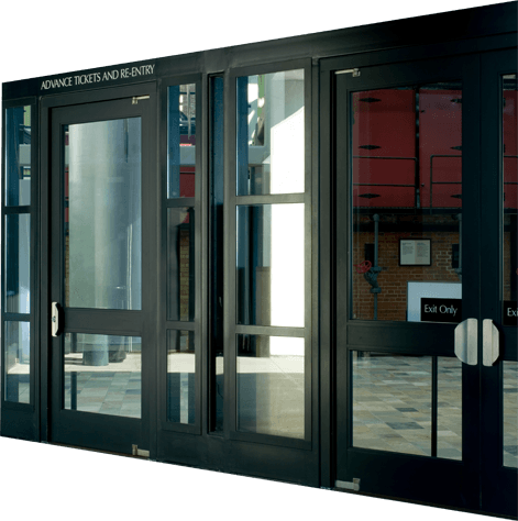 Ellison Balanced Entrance Doors At Monterey Bay Aquarium - Screen Door (471x474), Png Download