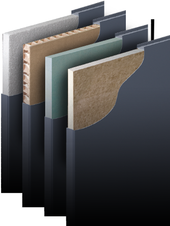 Metal Door - Hollow Metal Door Core (392x477), Png Download