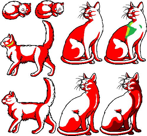 Shading Placement - Cartoon (506x468), Png Download
