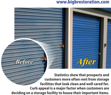 Metal Building Roll Up Doors Cleaning And Sealing Process - Building (386x329), Png Download