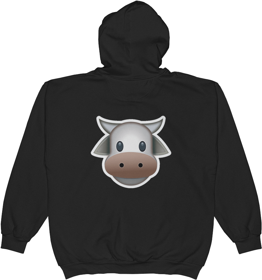 Emoji Zip Hoodie - Hoodie (1000x1000), Png Download