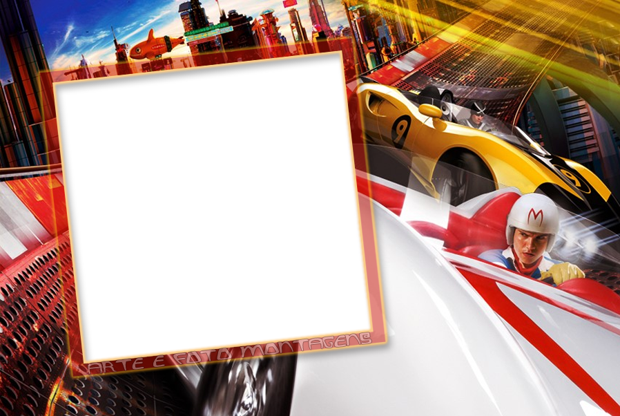 Montagem Para Fotos - Speed Racer Film Cover (898x602), Png Download