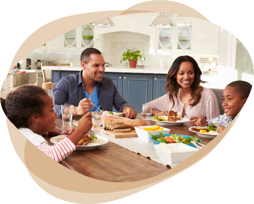In Addition, With The Aim Of Satisfying Local Culinary - Family Eating (824x661), Png Download