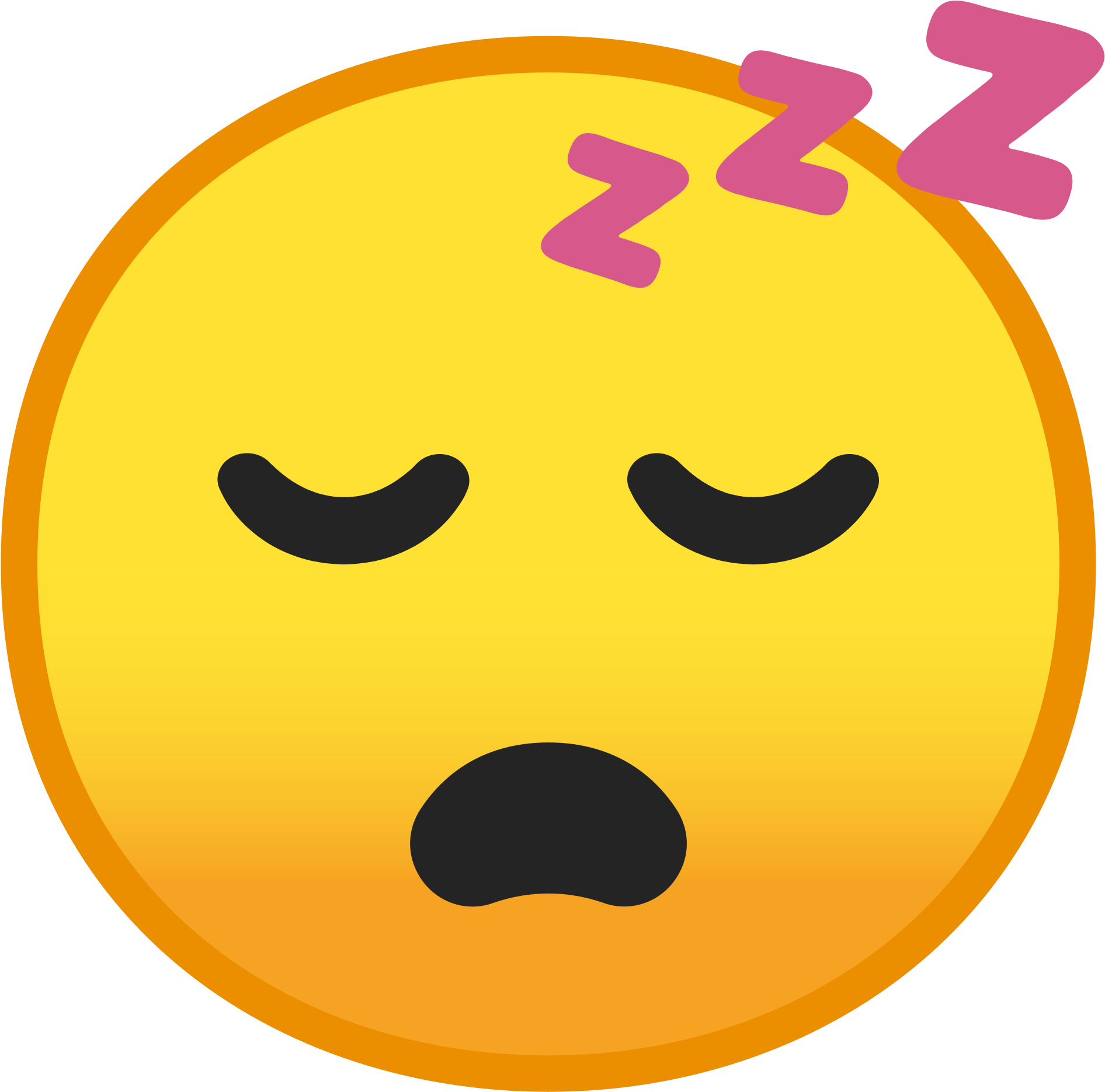 Download Svg Download Png - Png Emoji Sleepy Face (1024x1024), Png Download