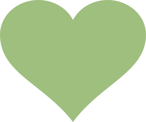 Heart Clip Art At - Green Heart Emoji (600x499), Png Download