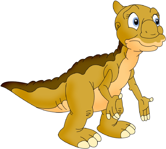 Dinosaur Cute Cartoon Animal Clip Art Images - Dinosaur From Cartoon (600x600), Png Download