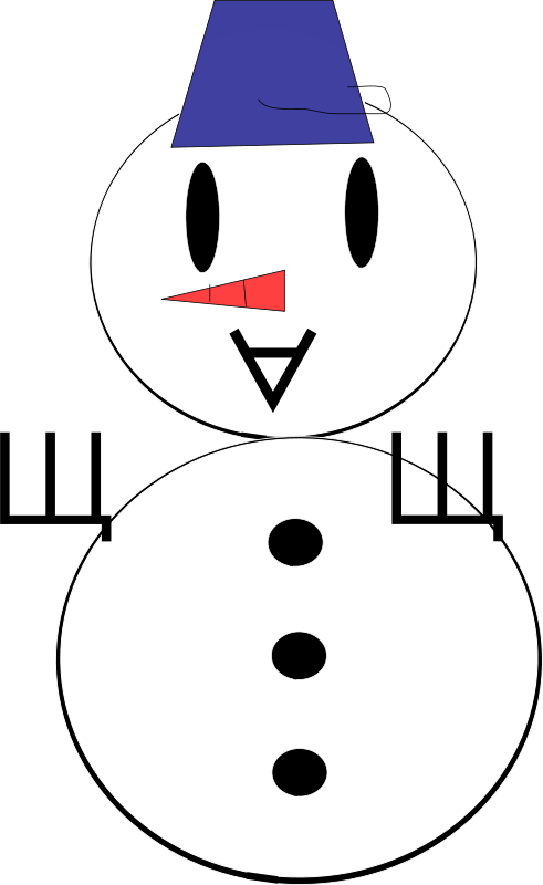 Snowman Clipart Png (368x600), Png Download