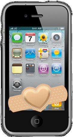 Phone Techs Iphone 4 Cracked Screen Repair Miami - Iphone 4s Price (250x497), Png Download
