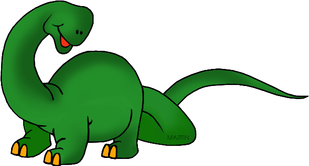 Watercolor Dinosaurs Clipart Dinosaurs Clipart Brontosaurus - Brontosaurus Clip Art (648x359), Png Download