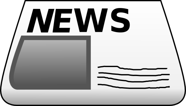 Free Newspaper Clipart Newspaper Clipart Clipart Panda - Newspaper Clip Art (600x343), Png Download