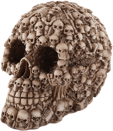 Boneyard Skull Statue - Skull (555x555), Png Download
