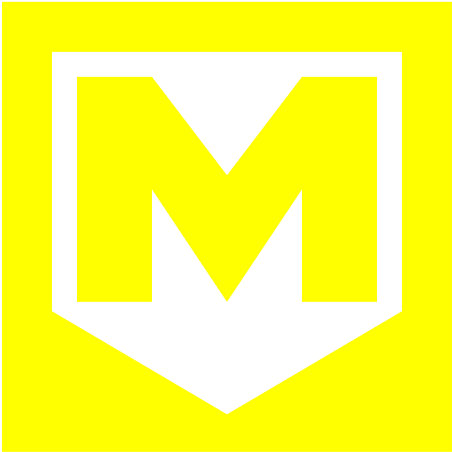 Bkv Metro Logo In The 90s Yellow - 90s (500x500), Png Download