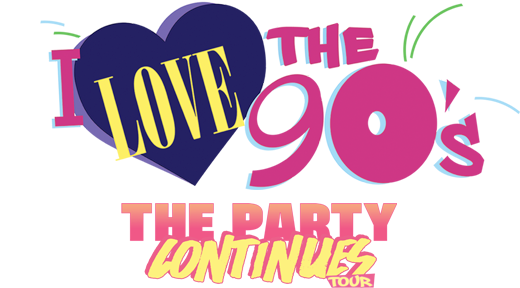 I Love The 90s Tour - Love The 90s (653x290), Png Download