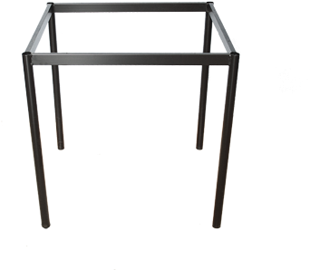 Nmf Metal / Products / Table Frames Fc0005 - Black Metal Table Frame (400x356), Png Download