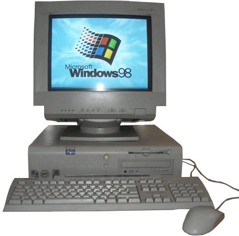 Download 90s Pc Png - Windows 98 Computer Png - HD Transparent PNG