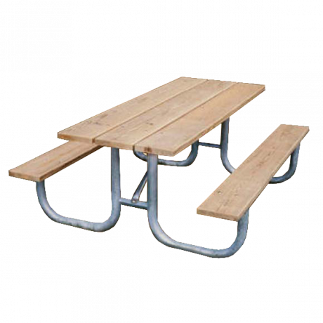 Great Steel Picnic Table Commercial Metal Picnic Table - Picnic Table (460x460), Png Download