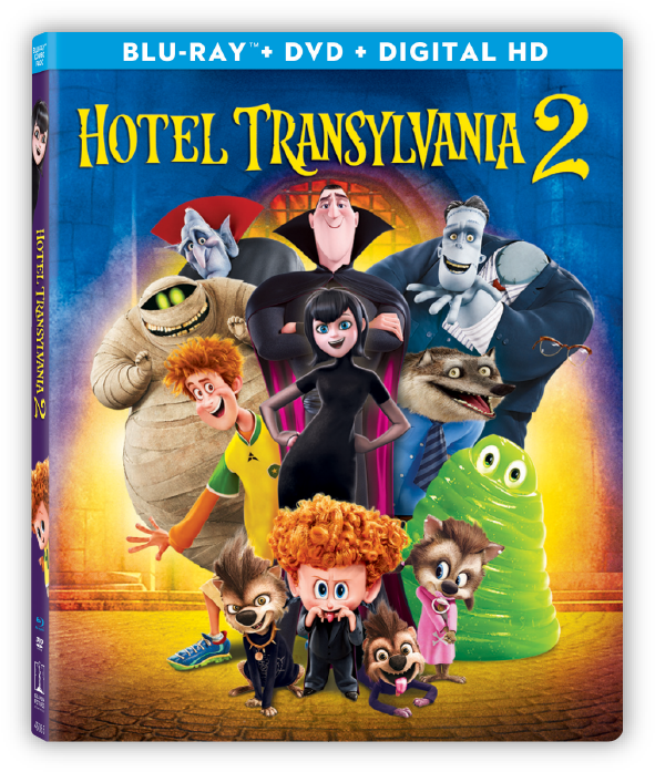 Movienightmonsterpopcorn - Hotel Transylvania 2 Bluray (648x744), Png Download