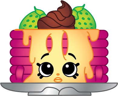 842 Pamela Pancake Rarity Exclusive - Shopkins Pamela Pancake (401x401), Png Download