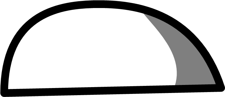 Sad Mouth Big F - Inanimate Objects 3 Mouth (726x314), Png Download