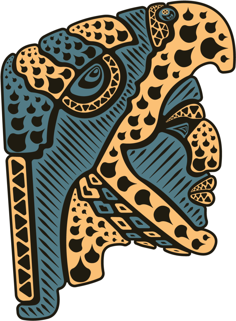 Warrior Head Sticker (1000x1294), Png Download