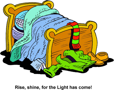Make Bed Clipart - Clip Art Messy Bed (400x316), Png Download