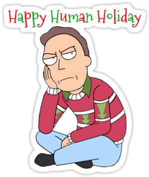 "rick And Morty" Stickers By Candice-iva - Rick And Morty Quote Stickers (375x360), Png Download
