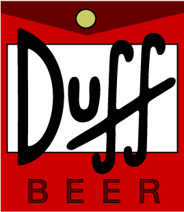 Duff Beer Logo Vector - Duff Beer (400x400), Png Download