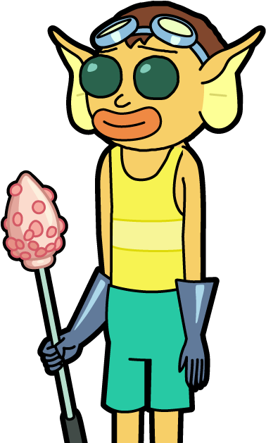 #188 - Plumbonia Morty - Pocketmortys - Net (390x650), Png Download