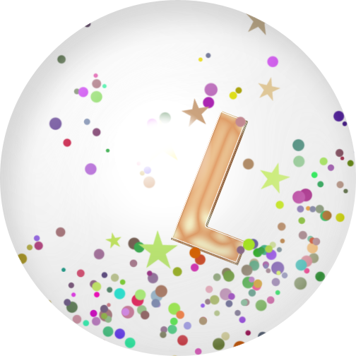 B *✿* Confeti - Letter (504x504), Png Download