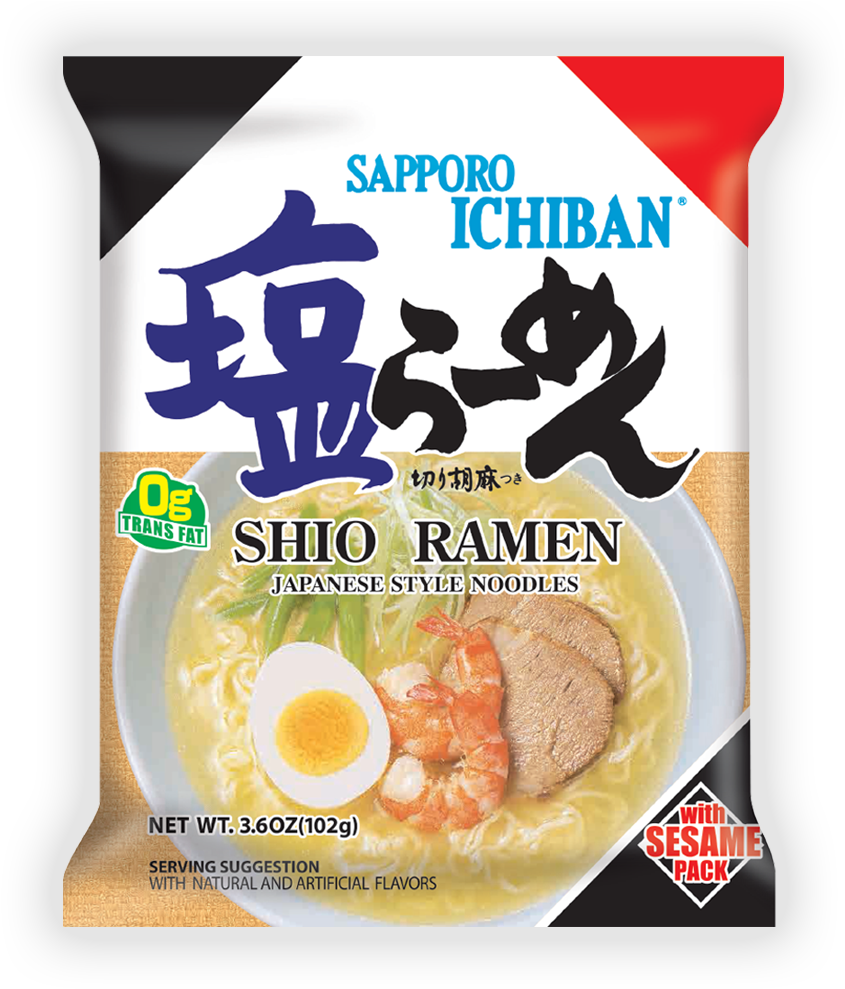 Sapporo Ichiban Shio Ramen - Sapporo Ichiban Shio Ramen - 3.6 Oz (1000x1000), Png Download