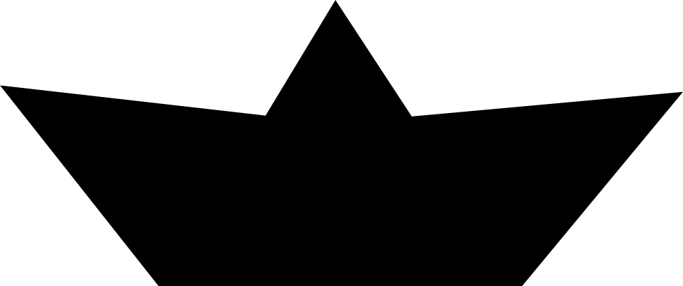 Paper Boat Shape (980x410), Png Download