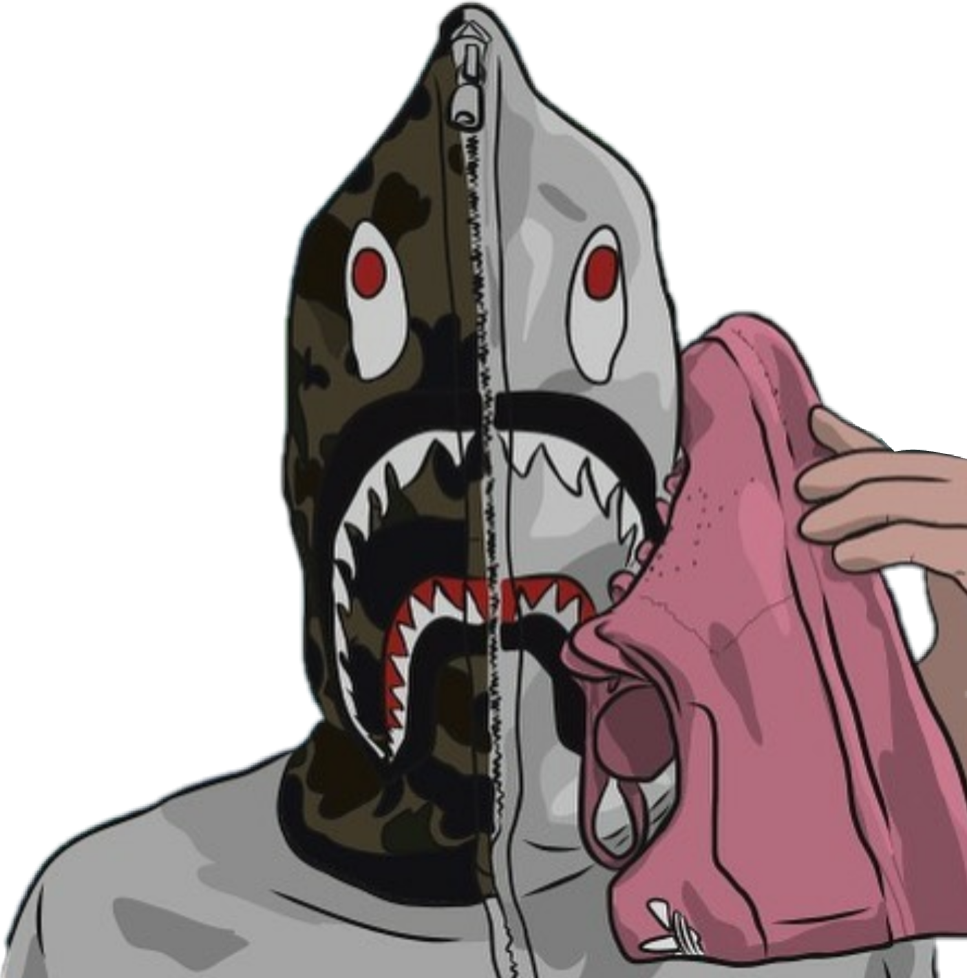 Bape Supreme Adidas Cool Omg Lol Sick Hypebeast Png (1405x1420), Png Download