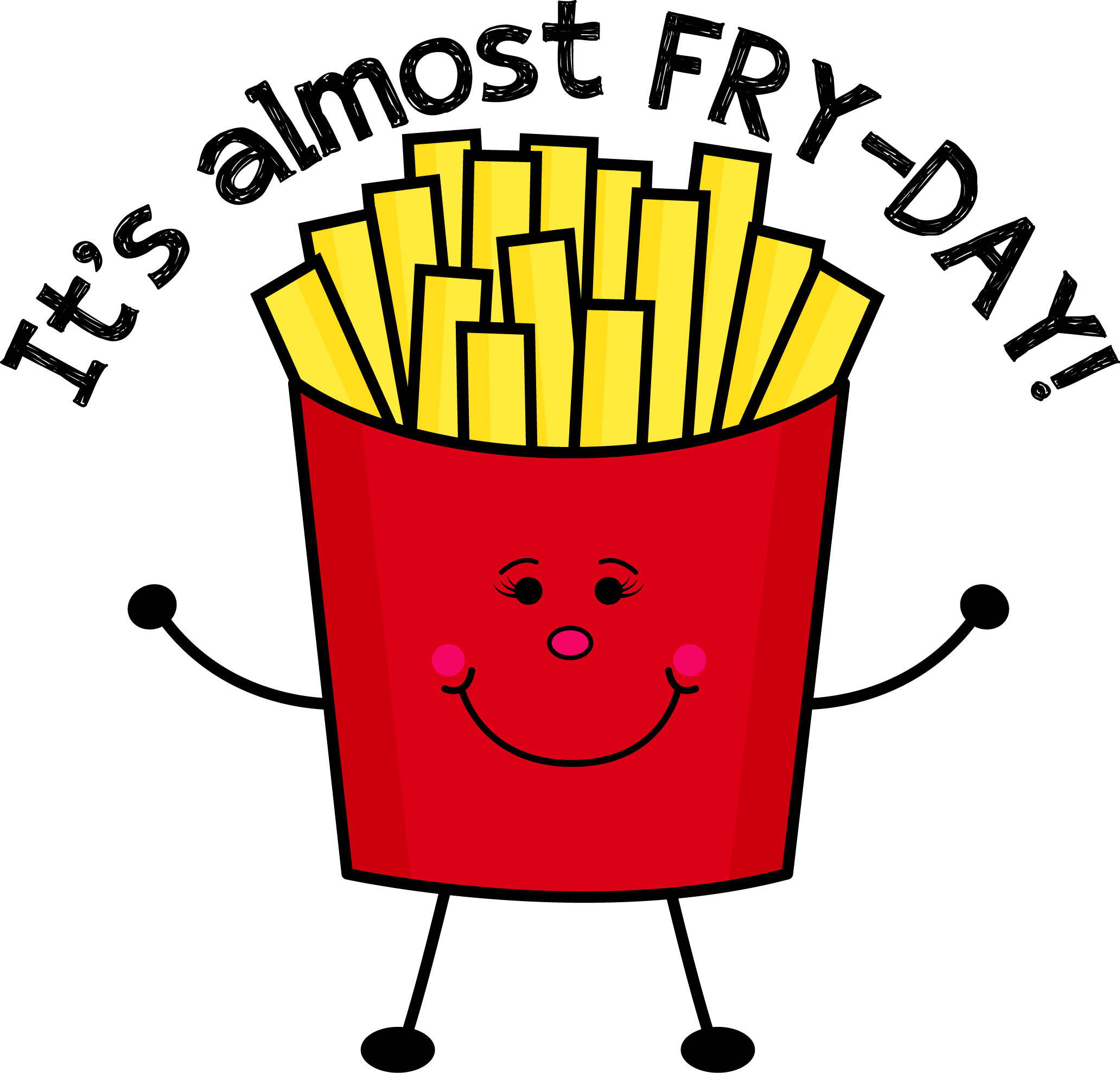 Grant Avenue Design - Cute Fries Clipart (2064x1978), Png Download