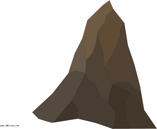 Rock Clipart Transparent Background - Нарисованная Скала (822x567), Png Download