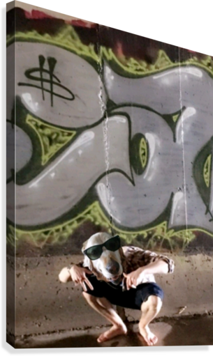 Graffiti Dawg Print - Boston Terrier (305x511), Png Download