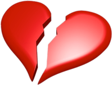 Broken Heart - Imagenes De Un Corazón Roto (447x335), Png Download