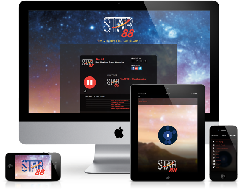 Imac, Ipad, Iphone Mockup - Quria Axiell (1000x709), Png Download