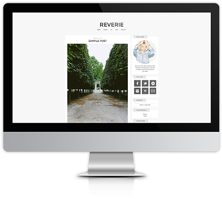 Mockup Reverie Imac - Led-backlit Lcd Display (1500x450), Png Download