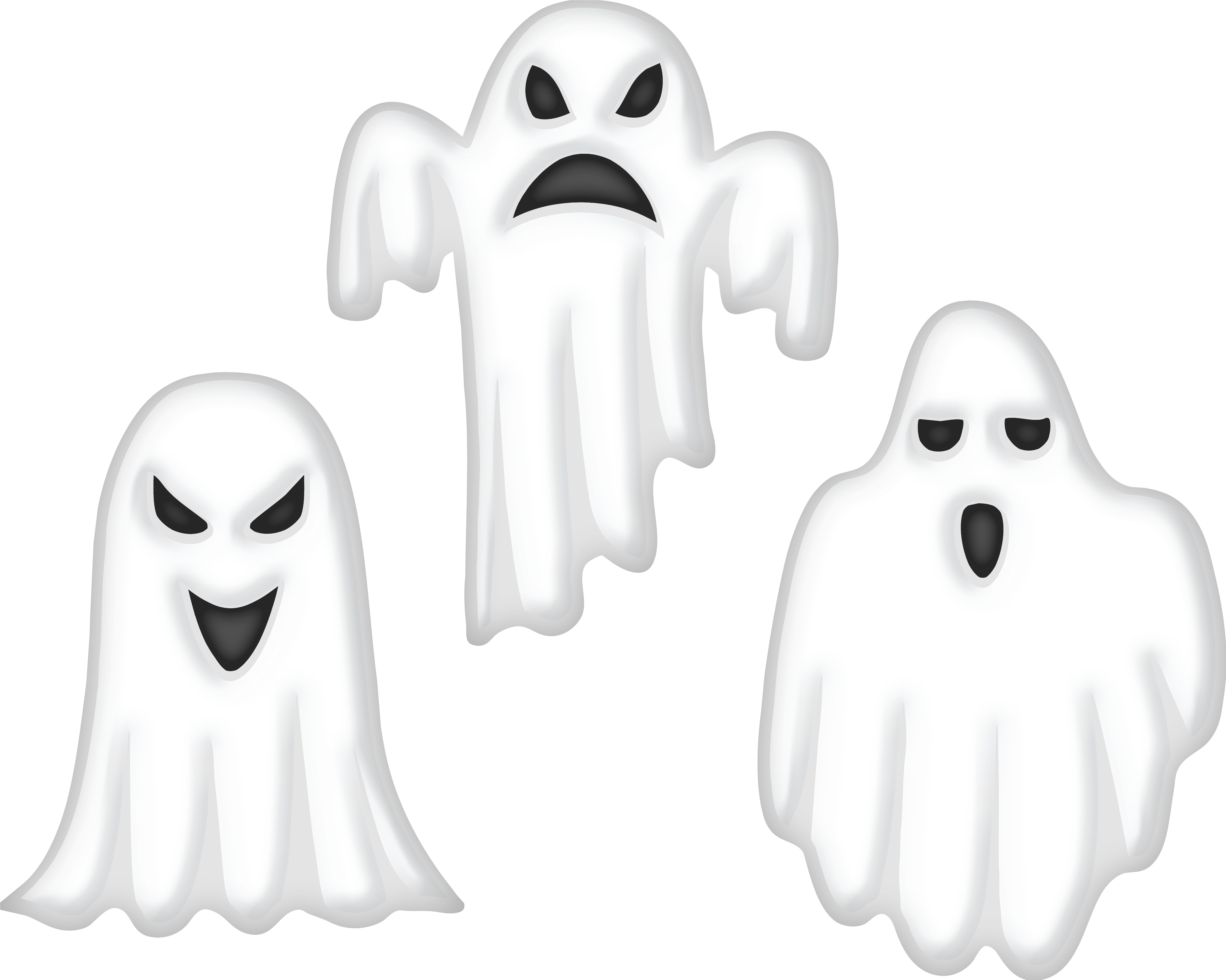 Ghost Clipart Png (8000x6415), Png Download
