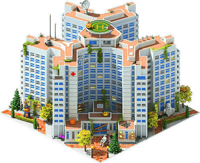 Abandoned Hospital - Hospital (402x327), Png Download