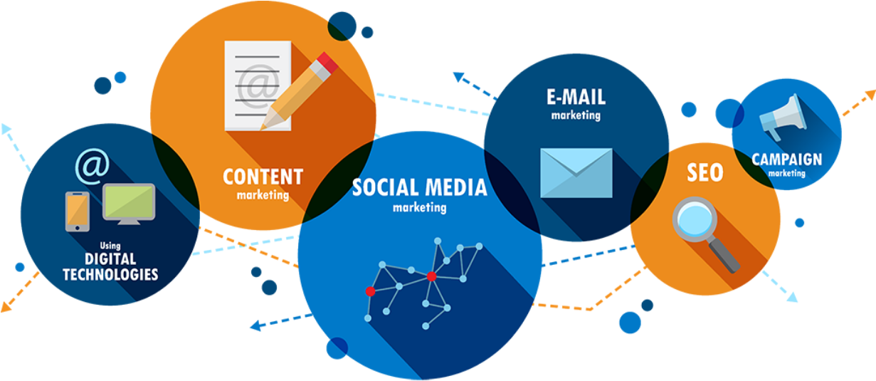 Digital Marketing Training - Digital Marketing Company Portfolio (1024x446), Png Download