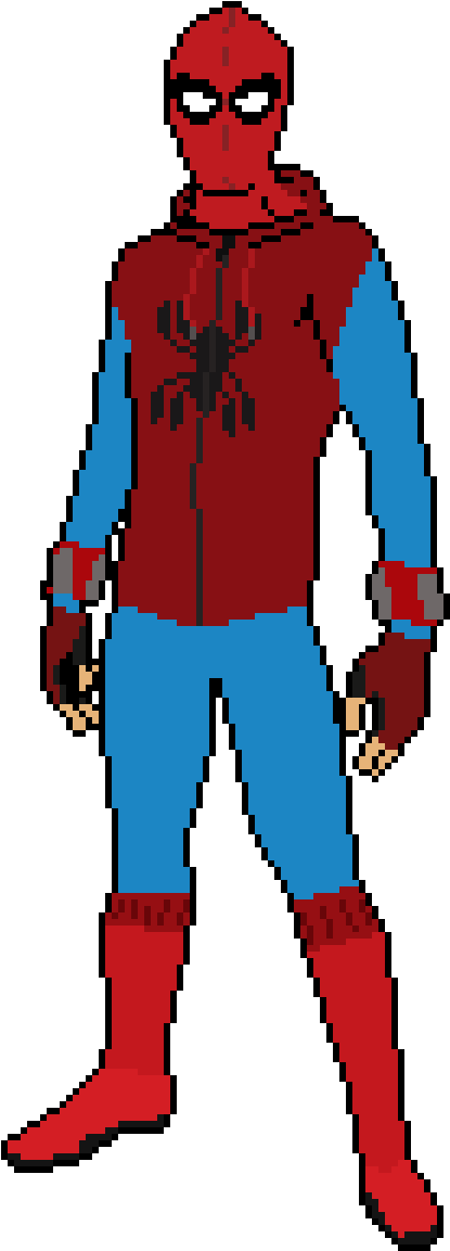 Spider-man Homecoming - Spider Man Homecoming Homemade Suit Drawing (1200x1200), Png Download