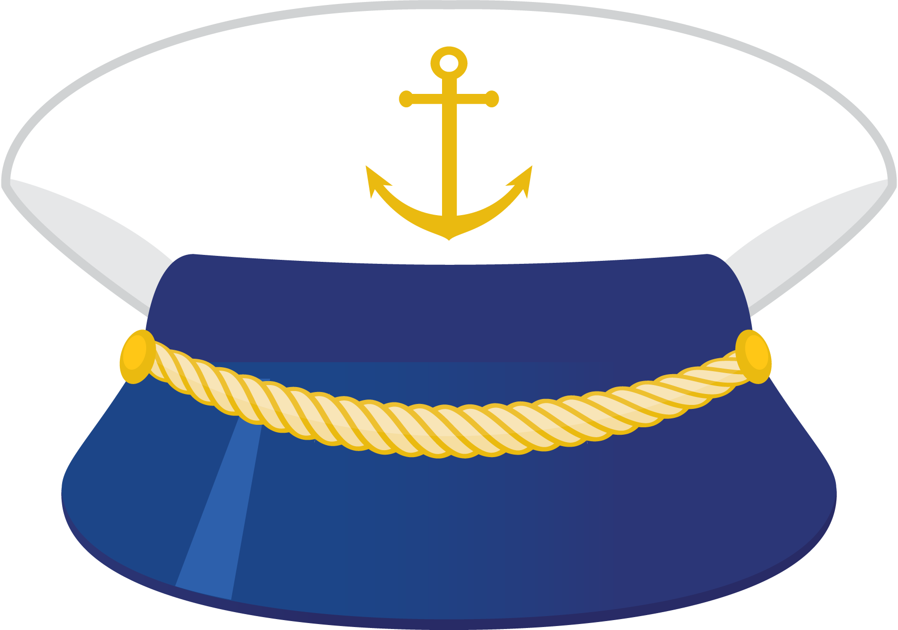 Banner Library Download Captains Hat N Mo K Pinterest - Captain Hat Clipart Png (1806x1268), Png Download
