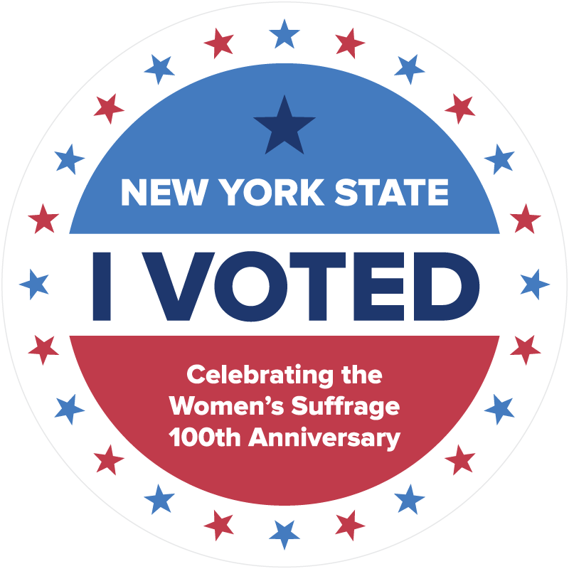 New Yorkers To Choose Design Of 'i Voted' Sticker Celebrating - Nys I Voted Sticker (800x800), Png Download